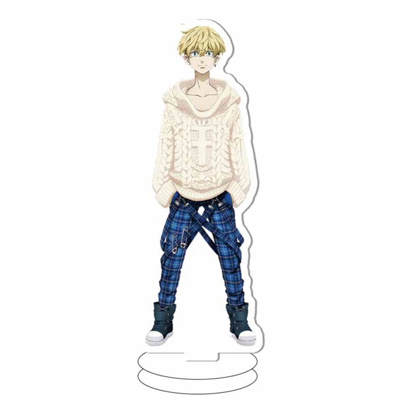 

15cm Anime Tokyo Revengers Figure Acrylic Stands Manjiro Ken Takemichi Hinata Atsushi Model Plate Anime Fans Lover Gift