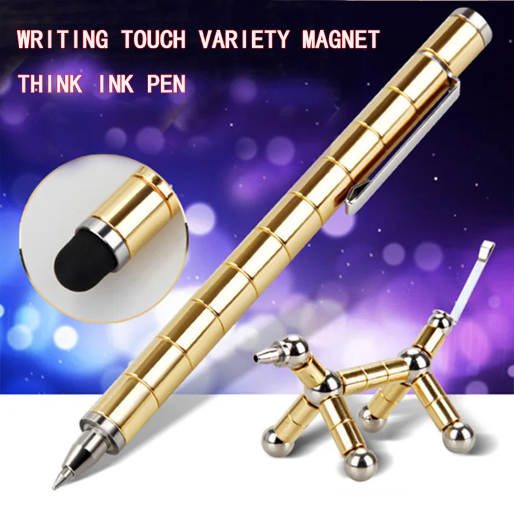 Новинка детский подарок на день рождения Металлическая магнитная ручка гелевые