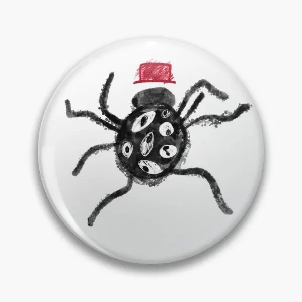 

Настраиваемая мягкая булавка Mr Spider на пуговицах, Женский значок, украшение для шляпы, Подарочная брошь на лацкан для влюбленных, ювелирное и...