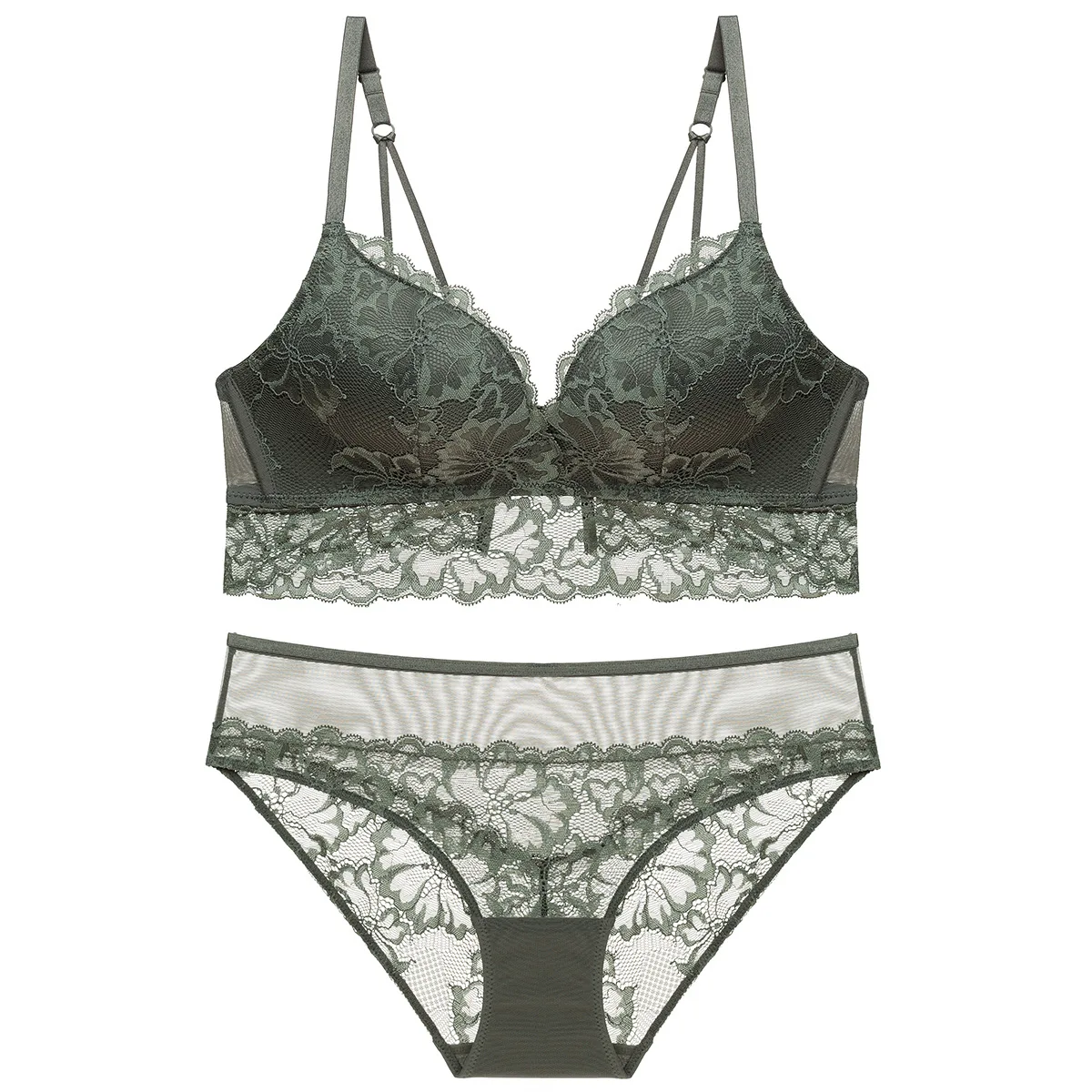 Женское кружевное нижнее белье дышащий бюстгальтер без стальных колец