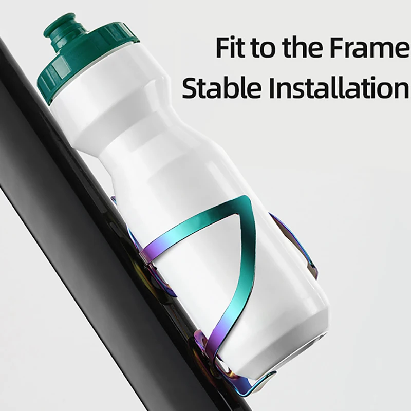 

Bicycle Bottle Cages Cycling Bike Aluminum Alloy Lightweight Drink Water Bottle Rack Riding Colorful Kettle Holder Bracket