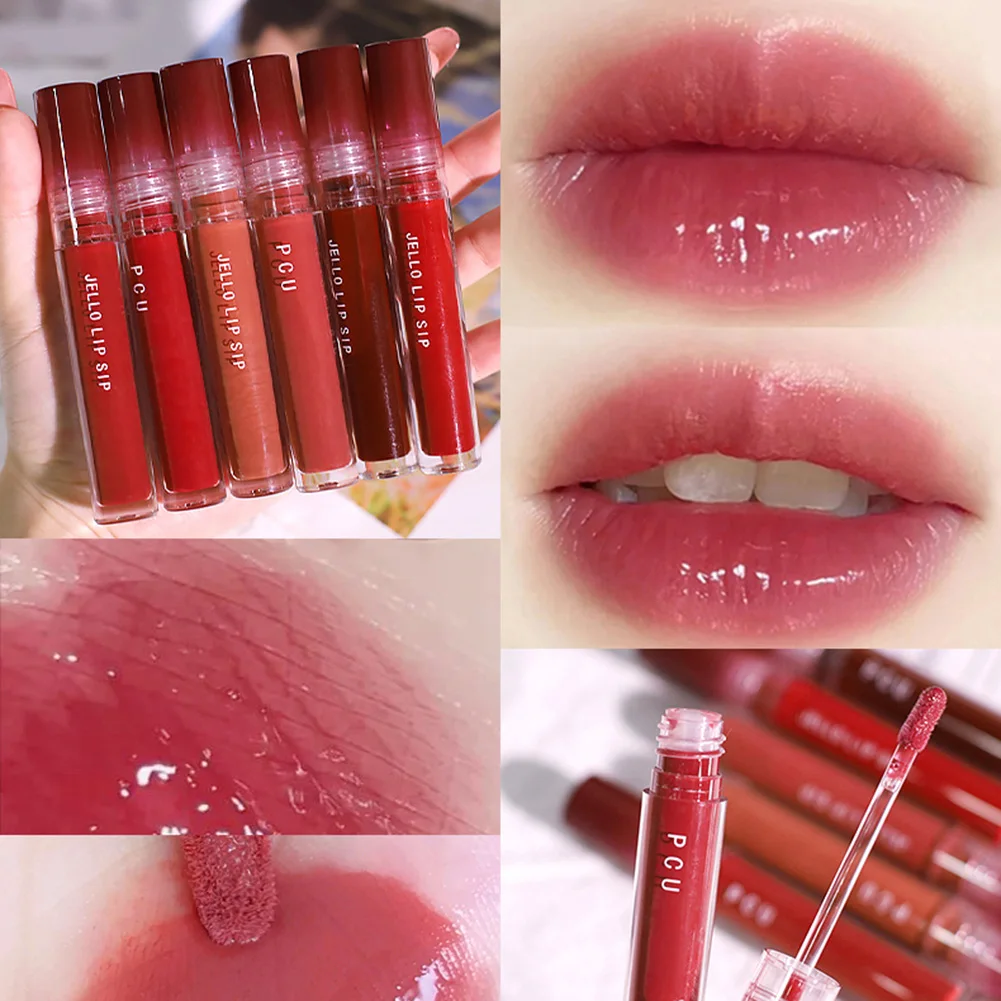 

Liquid Lipstick 6 Colors Mirror Lip Gloss Non-Stick Long Lasting Moisturizing Lip Glaze Makeup Gift for Girls Women Perfect Gift