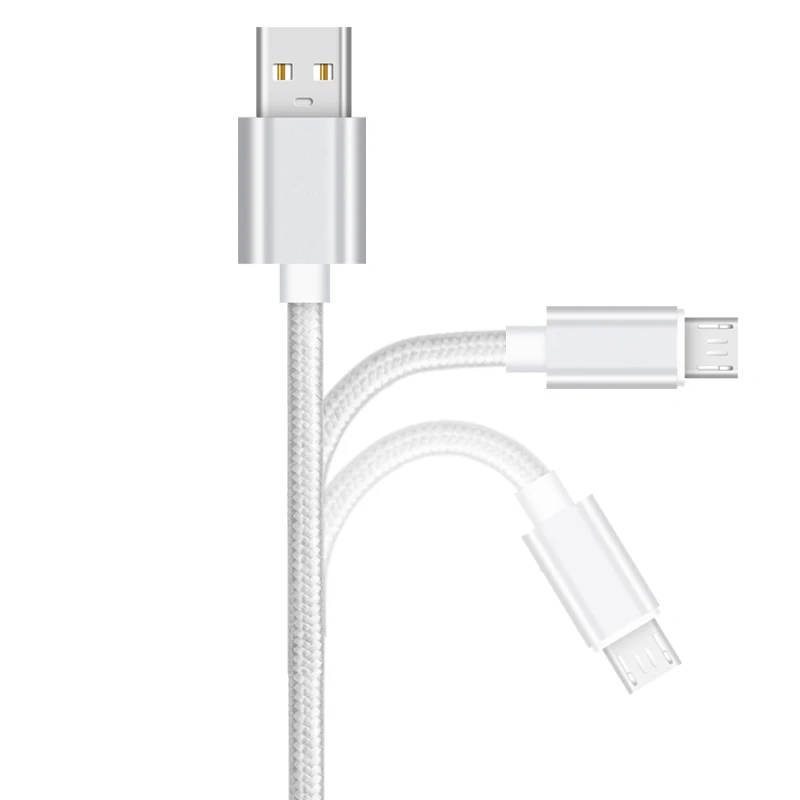 Нейлоновый Micro USB кабель 2 А для быстрой зарядки и передачи данных планшетов Samsung