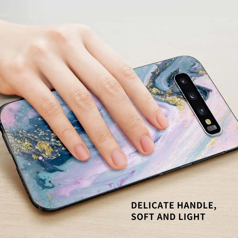 

Colorfull Marble Luxury Phone Case for Samsung Galaxy S21 Plus 5G Back Cover S21 Ultra Soft Capa Coque Shell Shockproof Bag Cell