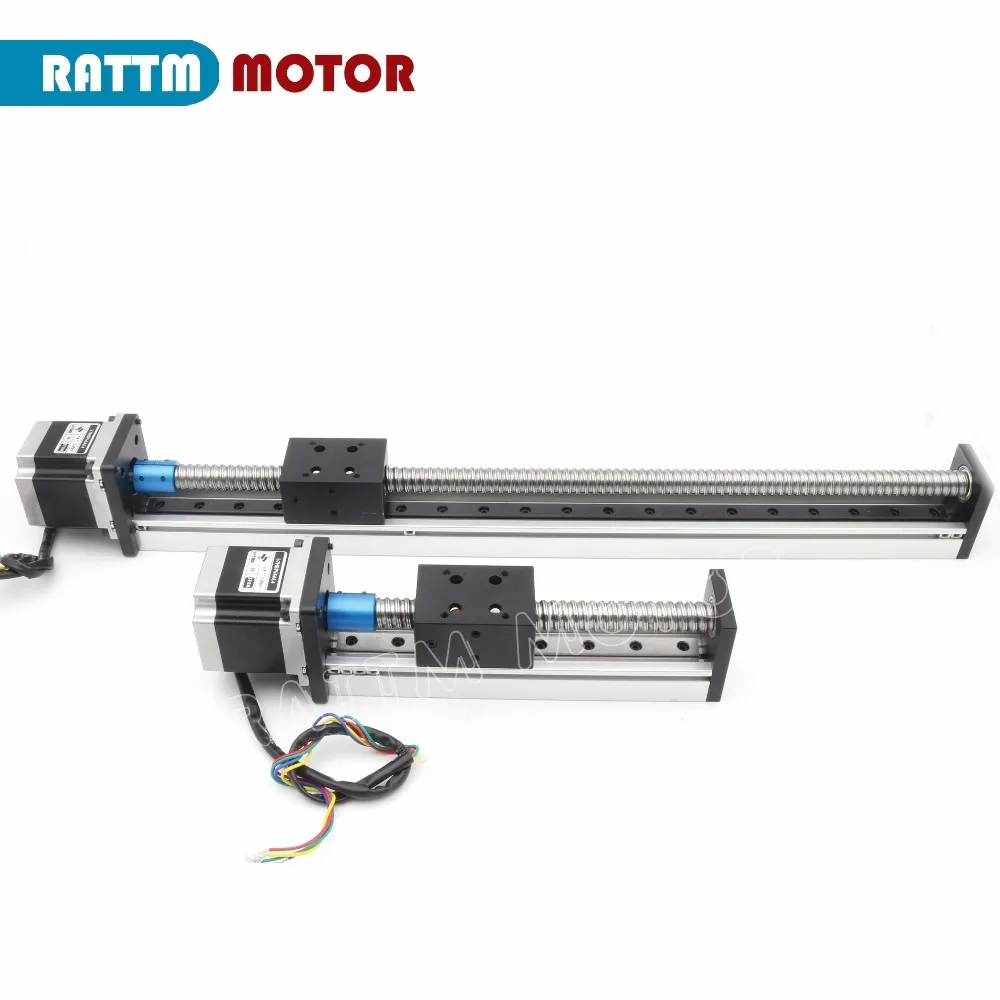 Шариковый винт CBX1605 линейный ступенчатый привод 100/200/300/400/500/600 мм и квадратная