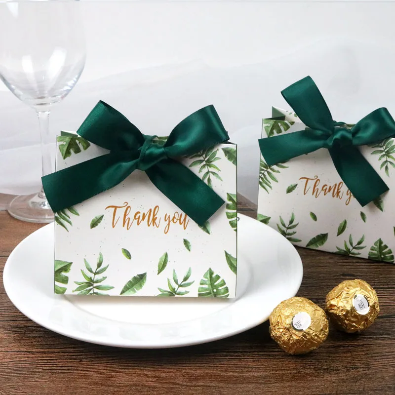 10 шт. бумажная коробка с лентой мраморной текстурой | Дом и сад