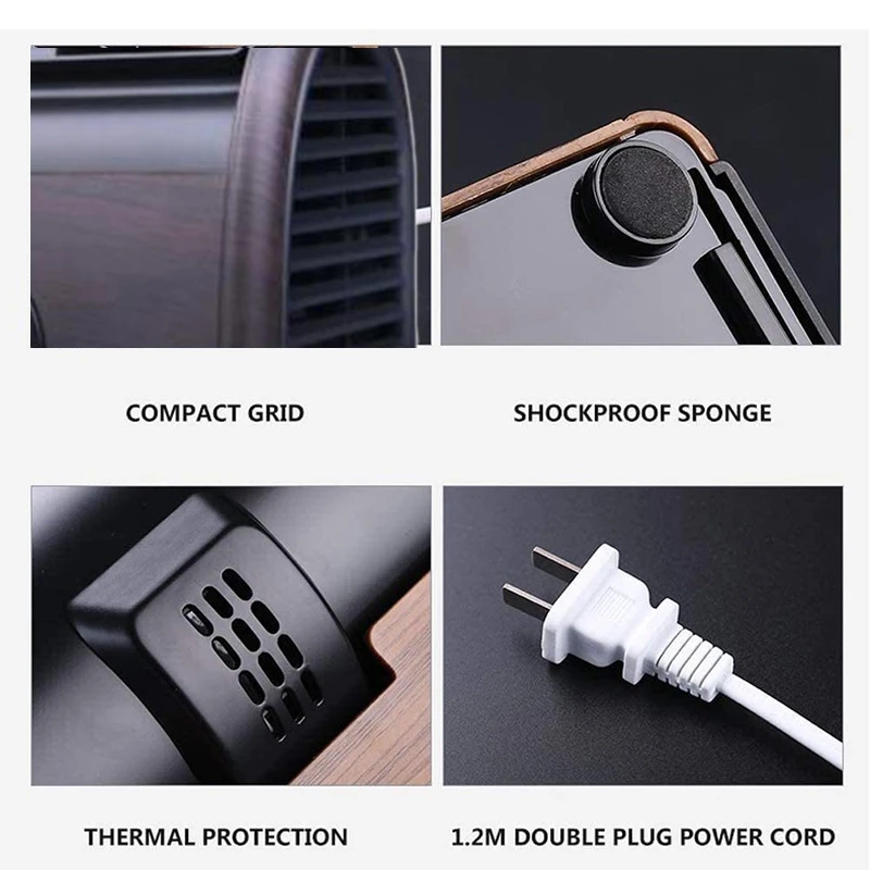

Personal Air Cooler Mini Air Conditioner 360 Rotating Cooler and Dual-Turbo Technology for Various Scenarios (Brown)