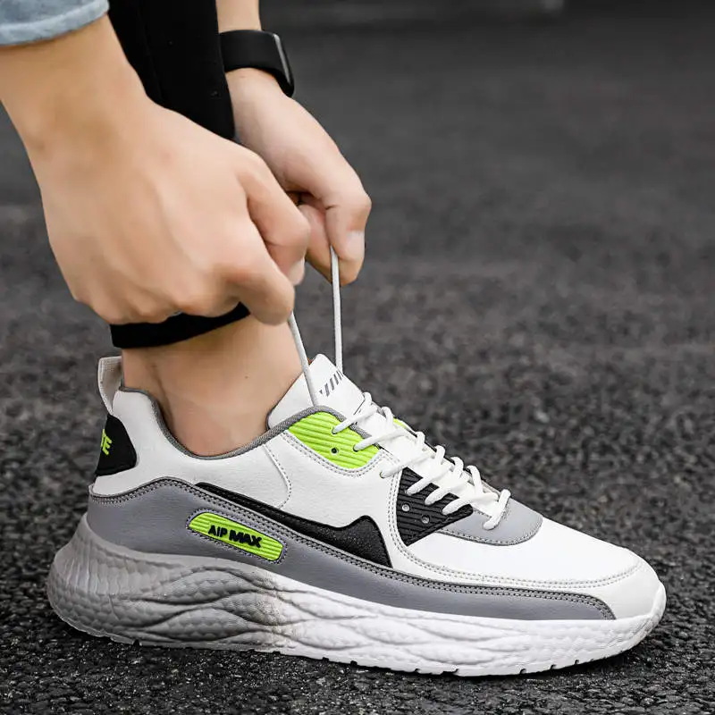 

Summer Sneakers Husband Height Increases Men Sport Shoes Large Soles Running Shoes Men's Sports Tennis for Men Tennis 2021 323G
