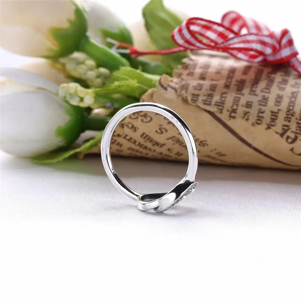 Ajax 925 Sterling Silver Stylish Double Circle Women's Rings 2021 Trend Jewelry Female Birthday Gifts |