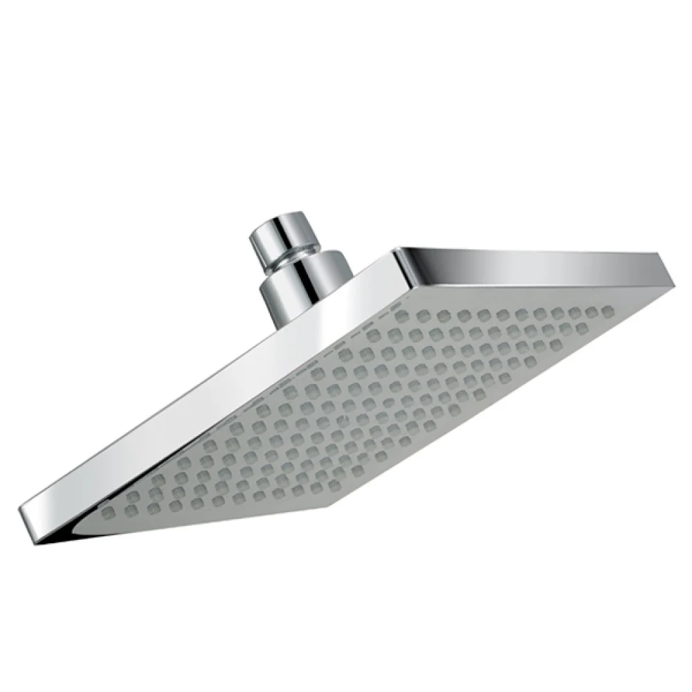 

8-inch Multi-color Changing LED Light Square Shaped Water Shower Nozzle