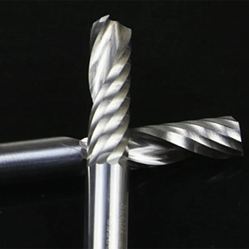 

5Pcs Up Down Cut 6MM Spiral Solid Carbide CNC Router Endmill Compression Wood Tungsten End Milling Cutter Tool Bit