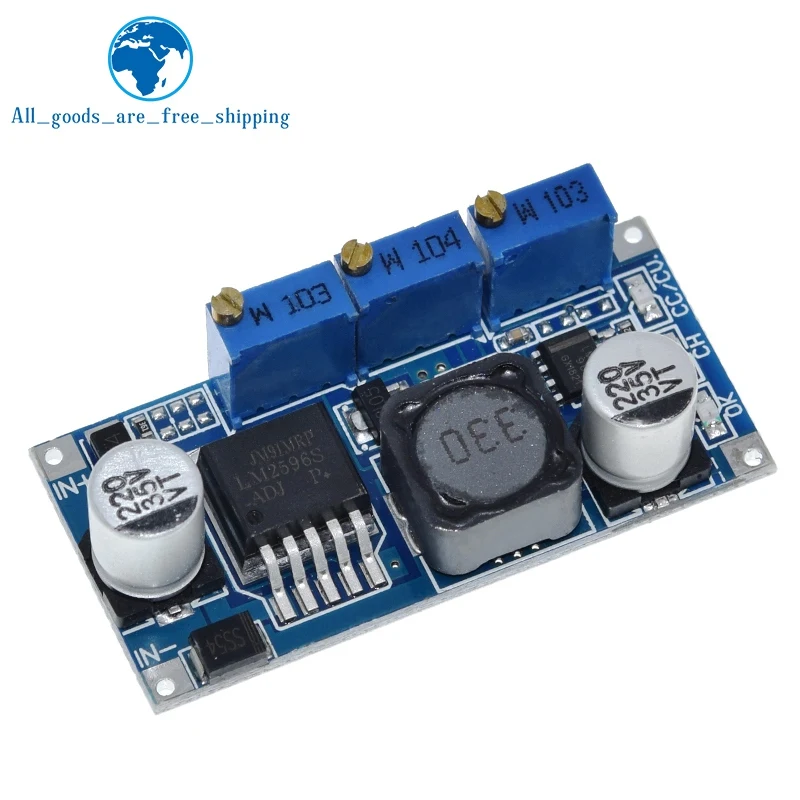 LM2596 DC Step Down CC CV модуль питания светодиодный драйвер зарядное устройство для