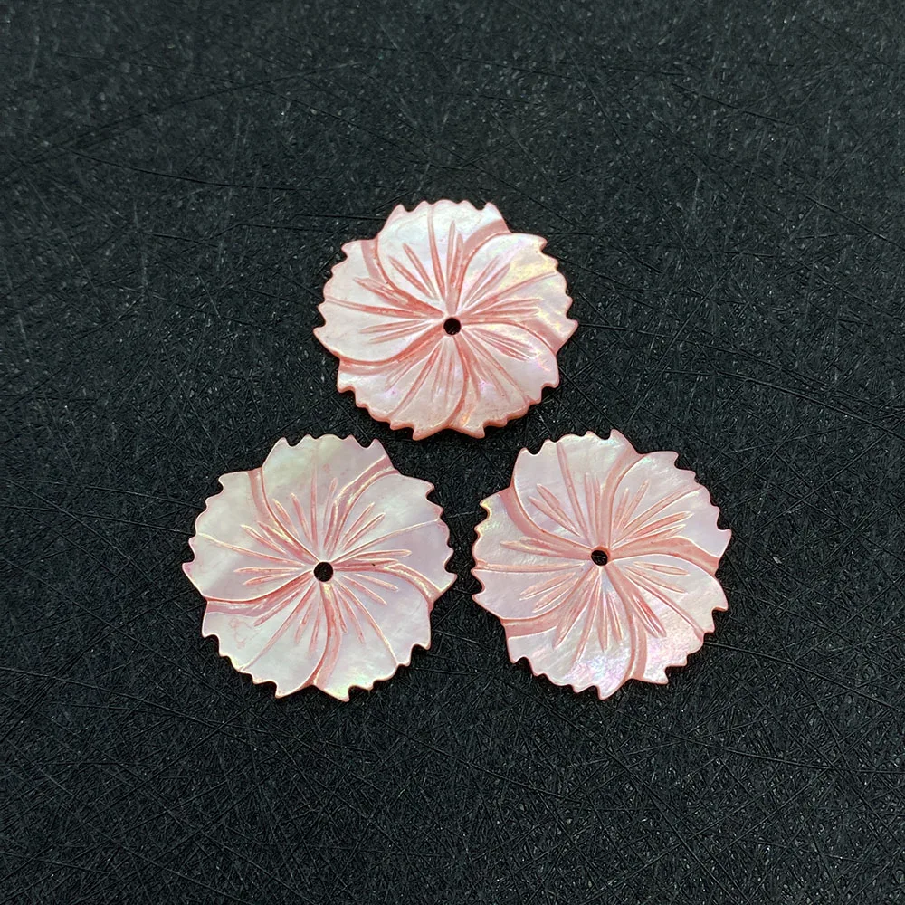 

5 Pcs/bag Natural Shell Beads Flower-shaped Shell Beads Wholesale Fashion Jewelry DIY Necklace Bracelet Earrings Accessories
