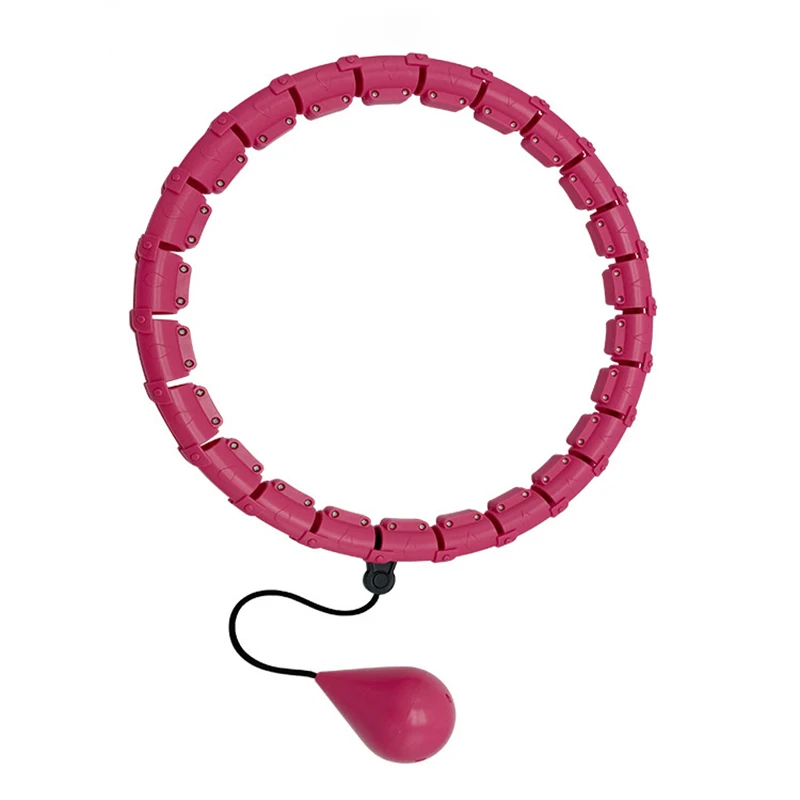 

Hoola Hoop for Adults Kids 24 Knots Detachable Adjustable Exercise Hoop Circle Non-Dropping 360 degrees Massage Lose Weight Gym
