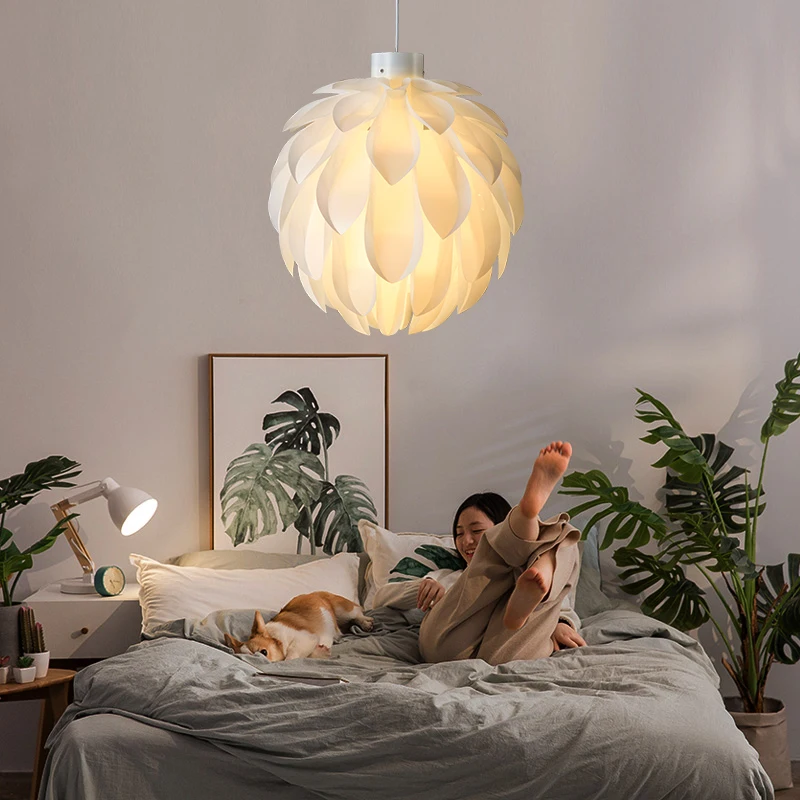 PVC Hand Made Chandelier Light Nordic Design Drop for Living room Kids' Bedroom Decoration Lamp Warm Dinning Table | Лампы и
