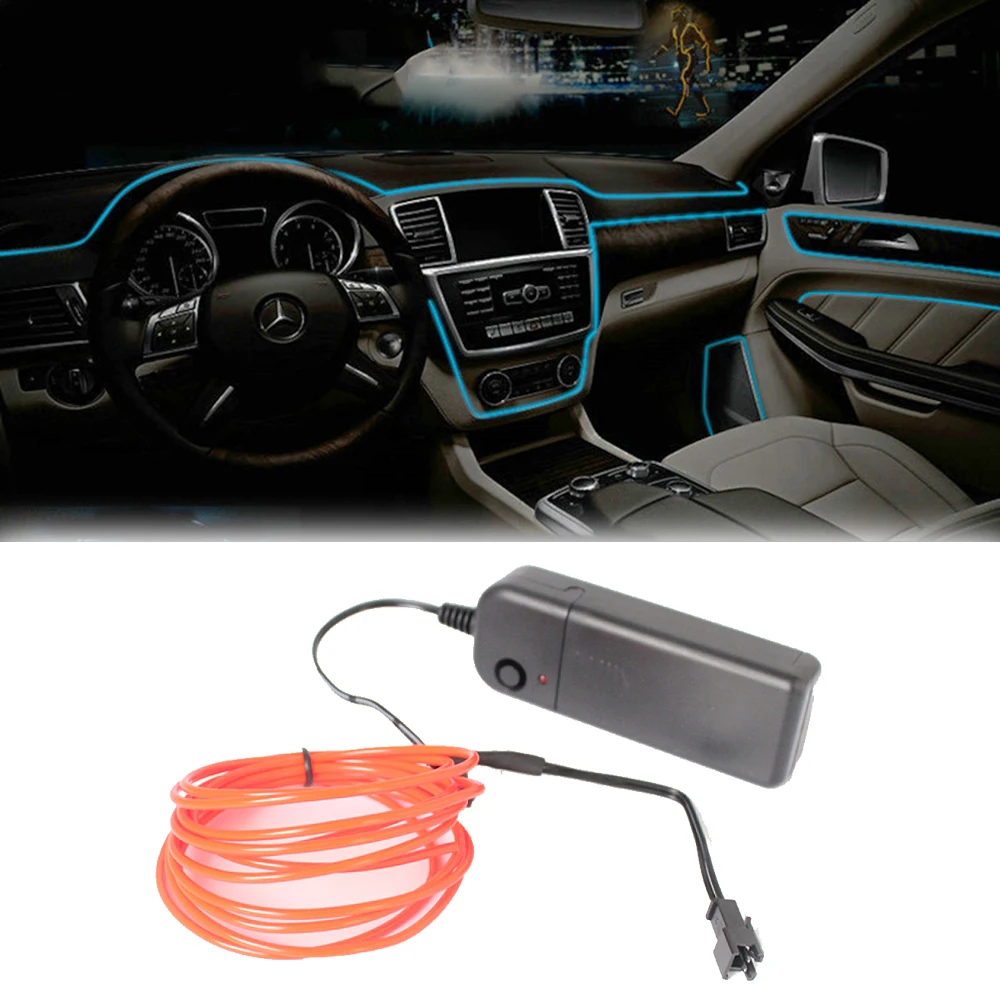 Цветной светильник EL Light LED креативная Мягкая трубка провод неоновый светящийся