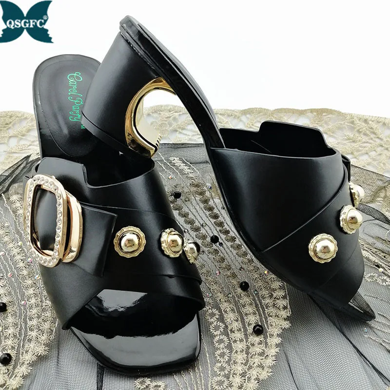 

New Fashion Women Wedding Party Shoes Summer Low Heel Shoes Nigerian Style Shoes Casual And Comfortable Sandals