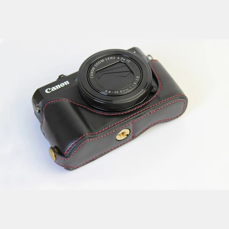 Чехол из ПУ кожи для камеры Canon G7X II G7X2 G7 X ii MarkII|Сумки фото-/видеокамеры| |
