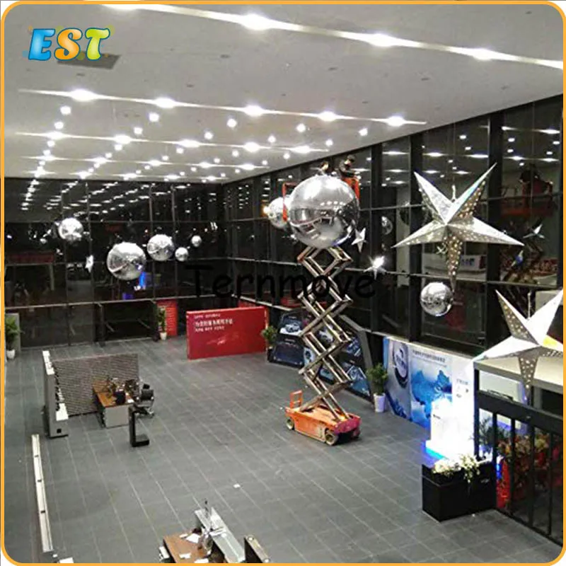 Оптовая продажа дешевые надувные зеркальные брендовые гигантские шары могут