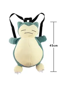 New Pokemon  Kabigon backpack Snorlax stuffed Plush Doll Bag