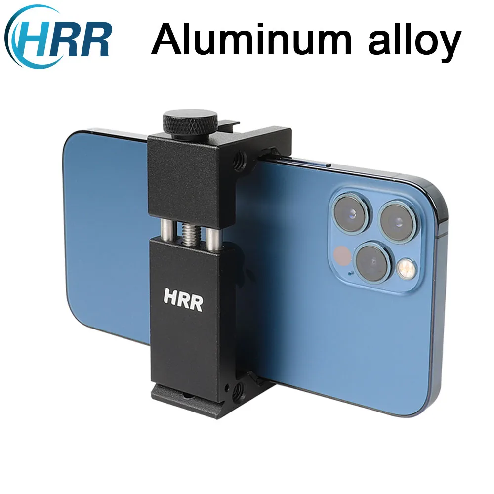 

Metal Phone Tripod Mount Adapter Aluminum Smartphone Holder Clip Stand for iPhone Samsung Huawei Xiaomi Cell Phone Accessories