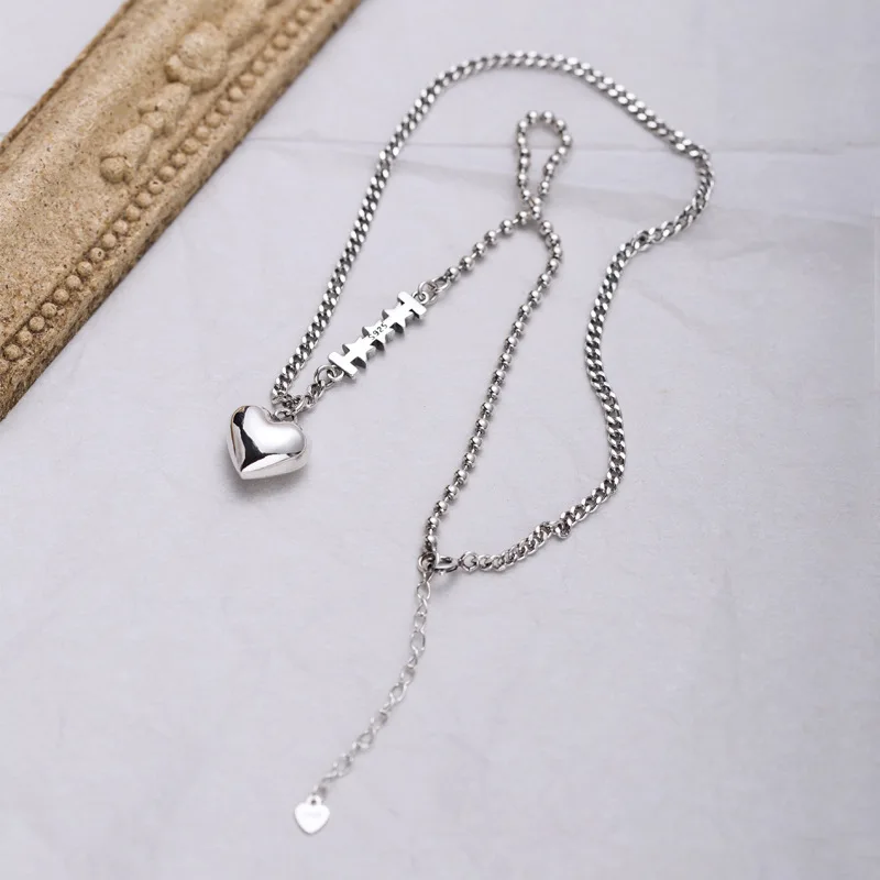 YIZIZAI подвеска в форме сердца ожерелье модное простое современное новый дизайн