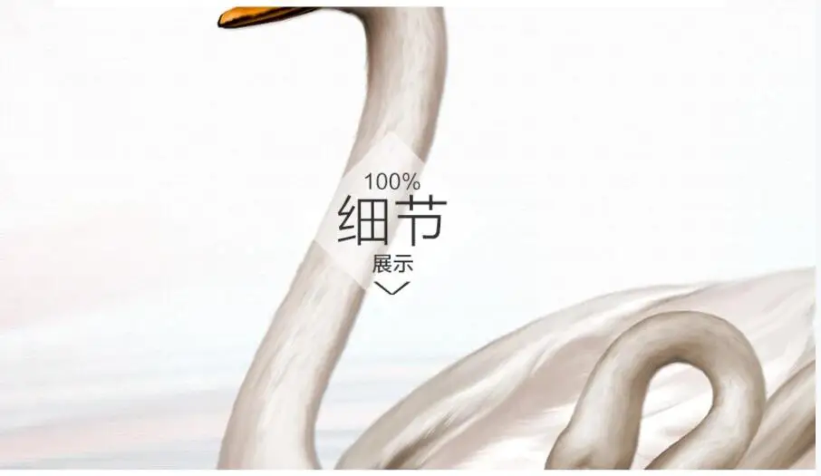 3d обои на заказ фотообои современный красивый Лебедь фаленопсис декор для