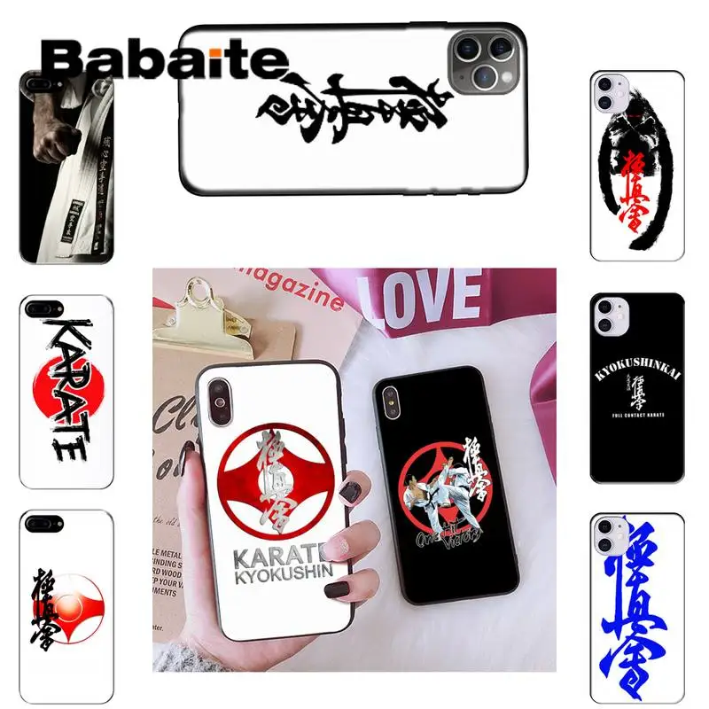 

Babaite Oyama Kyokushin Karate Shell Phone Case For iPhone 8 7 6 6S Plus X XS MAX 5 5S SE XR 11 11pro promax 12 12Pro Promax