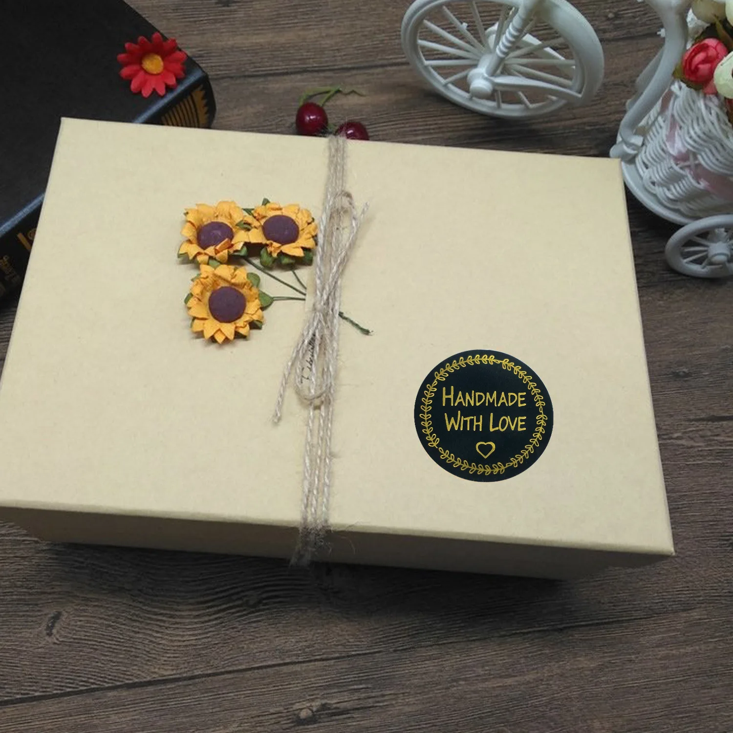 

100-500pcs Thank You Stickers For Supporting My Small Business Seal Labels For Christmas Gift Decoration Business Stationery