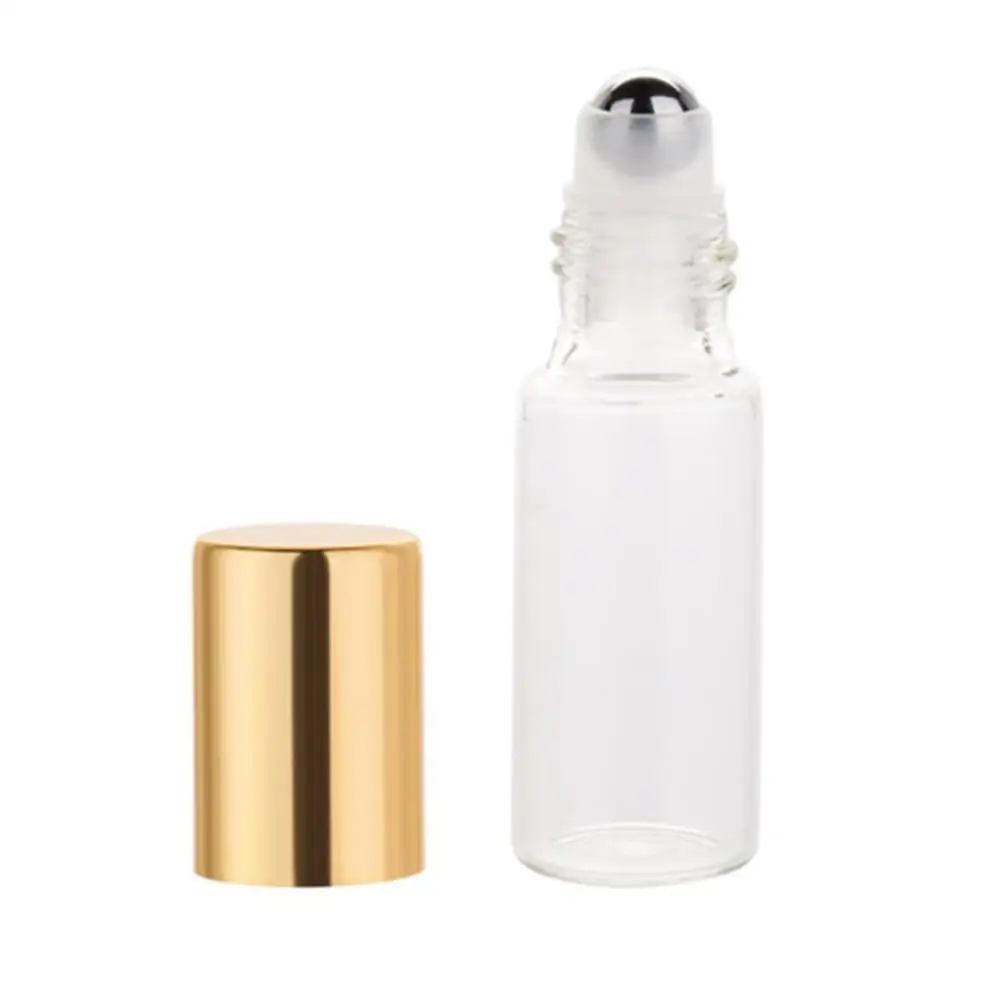 1 шт. в партии 6 мл Портативный Прямоугольный Стеклянный бутылка с роликом Мини