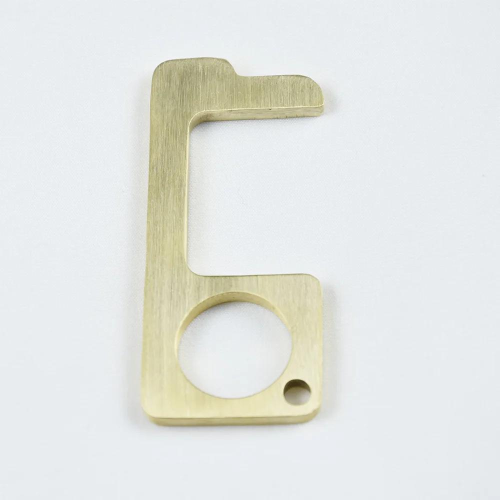 Гигиенический ручной антимикробный латунный Открыватель для двери