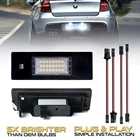 2 шт. без ошибок 24SMD светодиодный номерной знак светильник льные лампы для BMW 1 серии E87 E81 F20 F21 114 116 118 120 123 130 135 I D