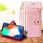 Роскошный чехол-кошелек на молнии для Xiaomi Poco X3 NFC M3 M2 F2 Pro, кожаный флип-чехол с отделением для карт и подставкой, защитный чехол для телефона