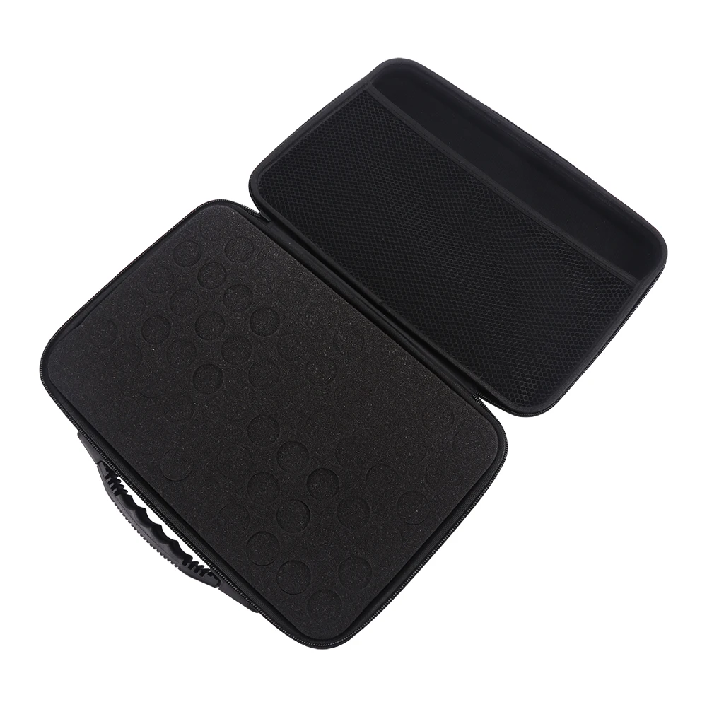 

60 Grid diamond painting box toolbox storage box luggage bracket handbag zipper design shockproof and durable gift (No bottle)
