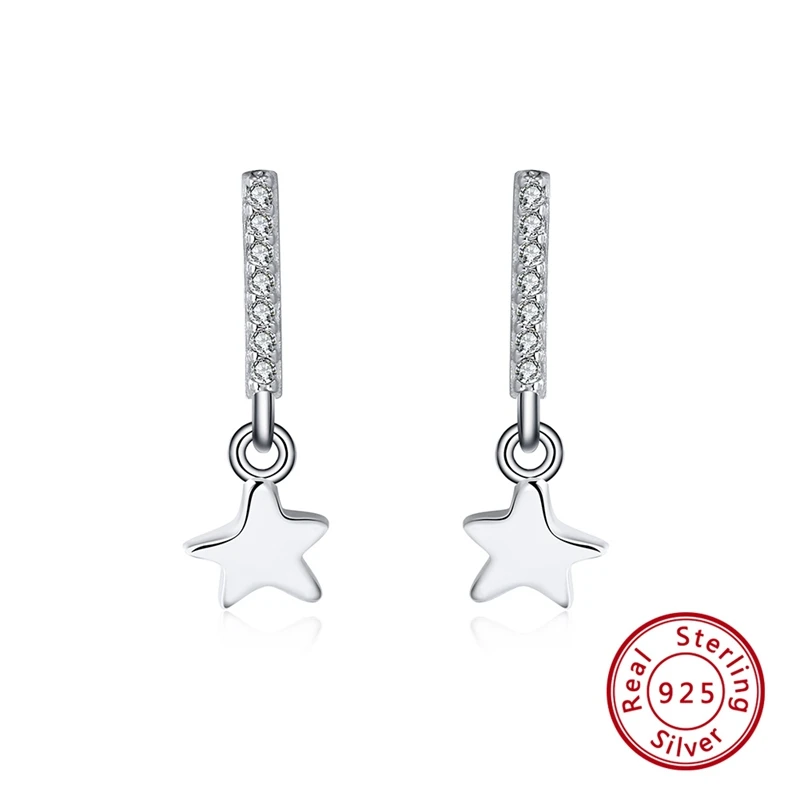 se116 ORSA JEWELS женские серьги в форме цветка 925 пробы серебро AAA CZ романтические серьги для девушек женские вечерние ювелирные изделия подарок SE110 - Цвет камня: se116