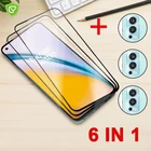Защитное стекло 6 в 1 для oneplus nord 2 CE 5G, защита экрана, объектив камеры, закаленное стекло для one plus 9r 9 6 7 8 T N10 N100