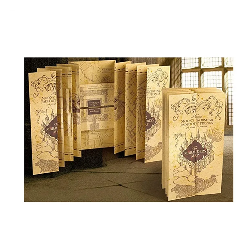 Harriom Magic Wolrd Косплей Поттер РЕТРО бумага сокровище карта домашний офис коллекция