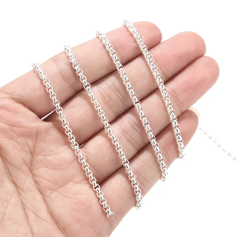 Цепочка из нержавеющей стали золотистого цвета ширина 3 мм 1 м 2 5 10 | Украшения и