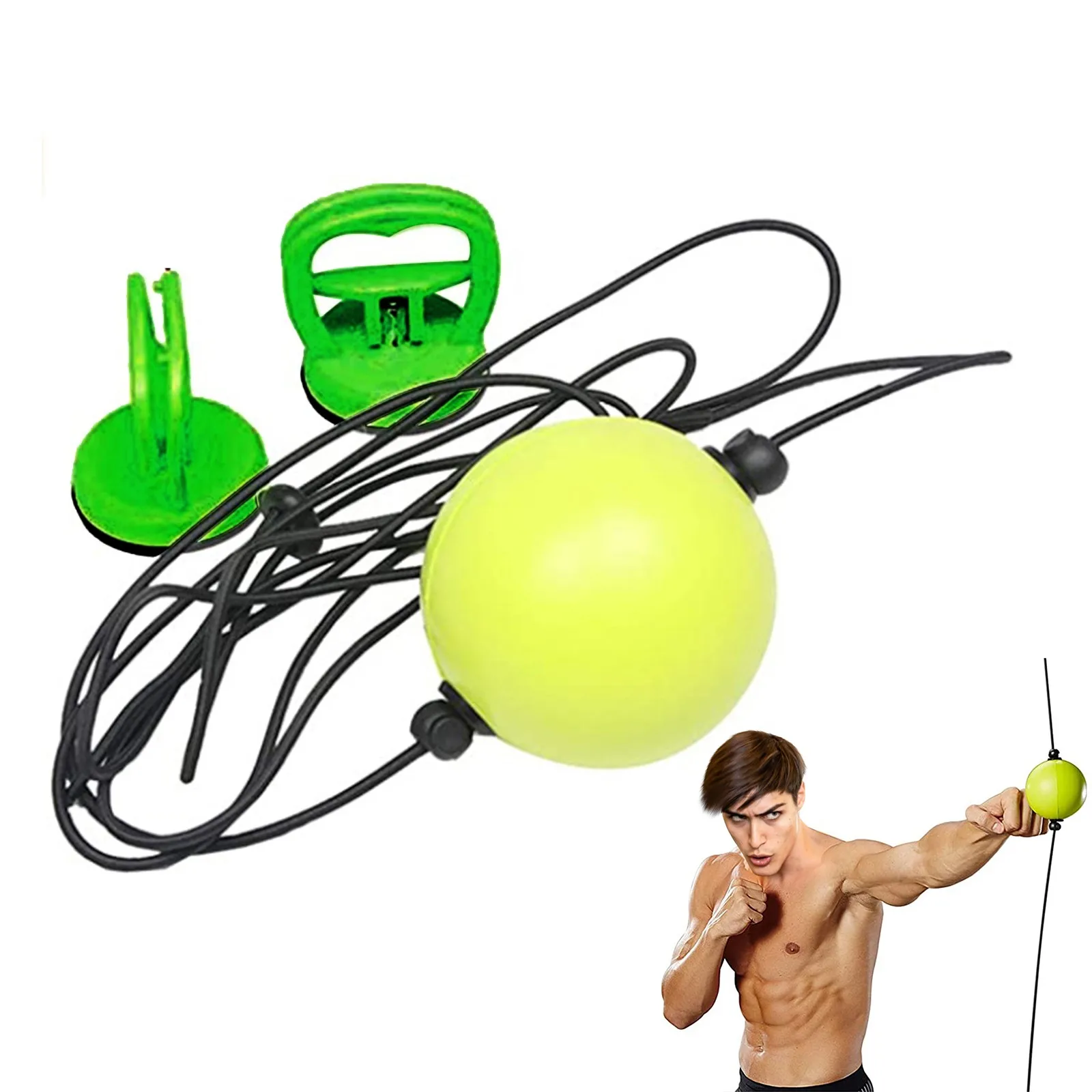 Скоростной боксерский мяч на присоске сумка для быстрого хранения подвешенное