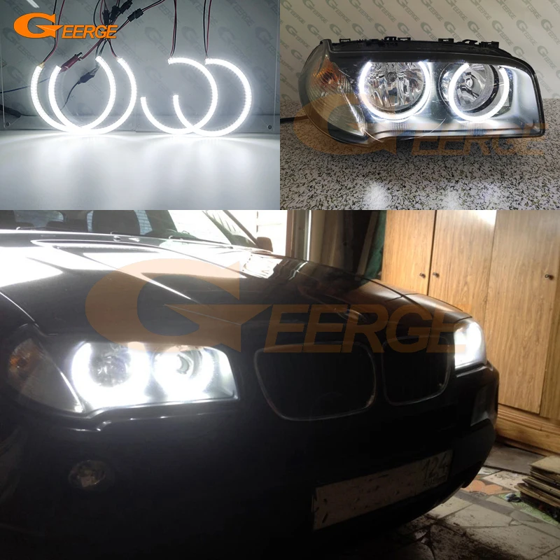 

Для BMW E83 X3 2007 2008 2009 2010 2011 ультра яркий SMD светодиодный комплект колец ангельские глазки halo Дневной светильник аксессуары для автомобиля