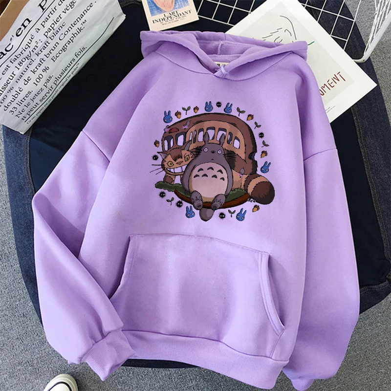 

Kawaii Totoro Studio Ghibli Kawaii Spirited Away Hoodies Women Ullzang Cute Anime Graphic Sweatshirt Fashion 90s Hoody Female