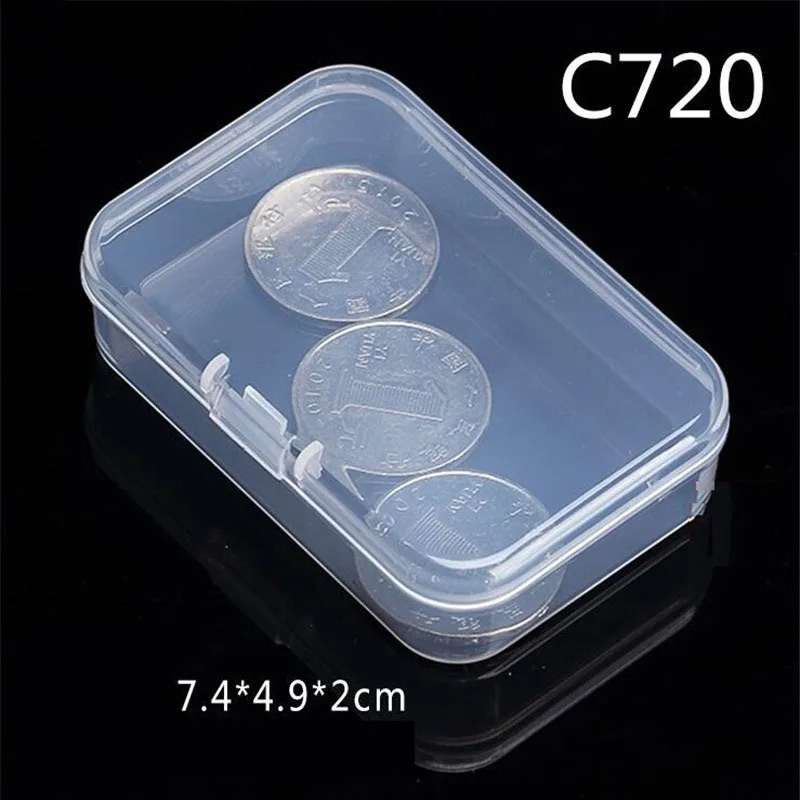Много размеров прозрачная пластиковая коробка для хранения коллекции товара