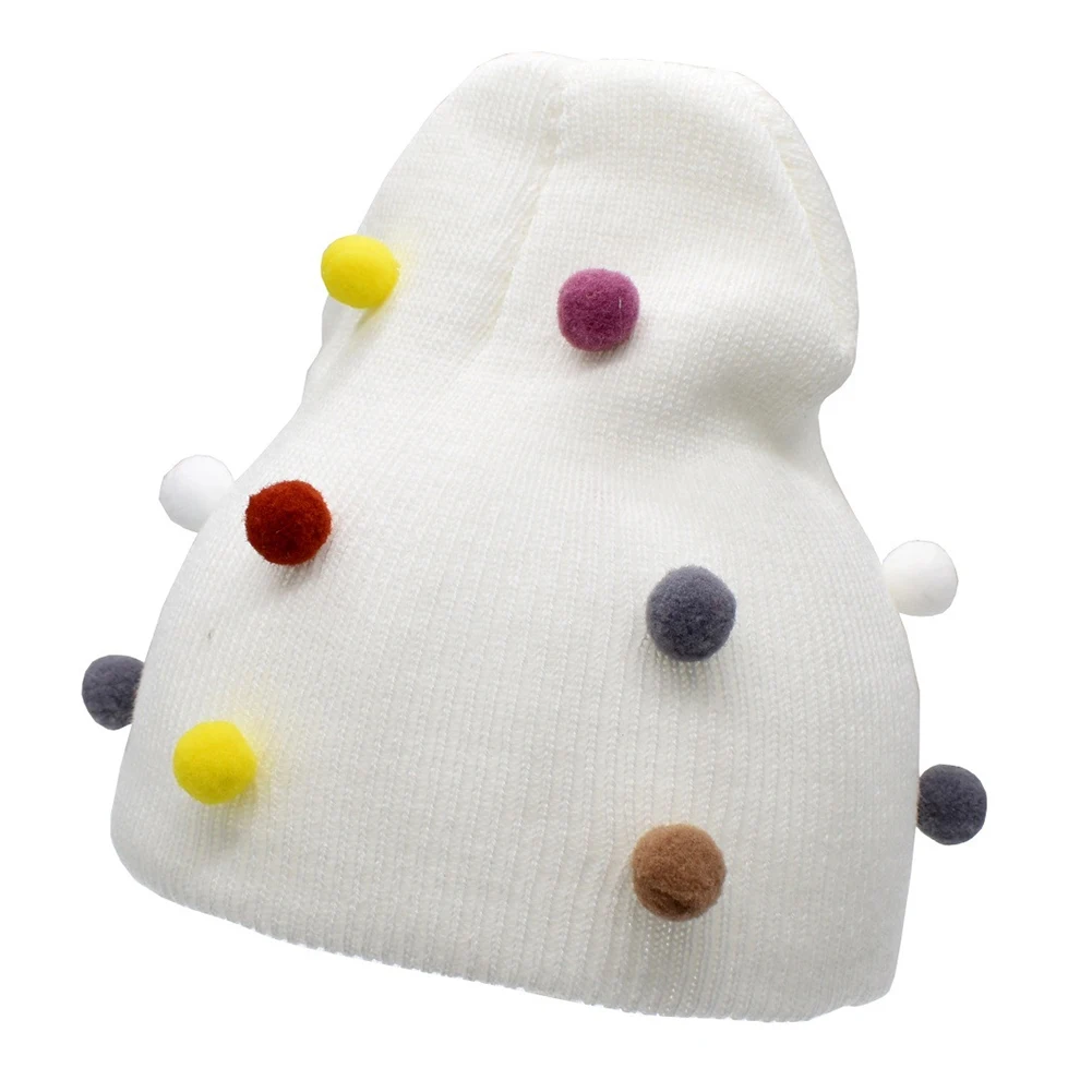 Детские аксессуары для новорожденных девочек зима 2020 теплая вязаная шерстяная