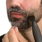 5 шт.компл. щетка для волос симметричный салонный шаблон для стрижки усов и бороды инструмент для ухода за бритьем X7YB