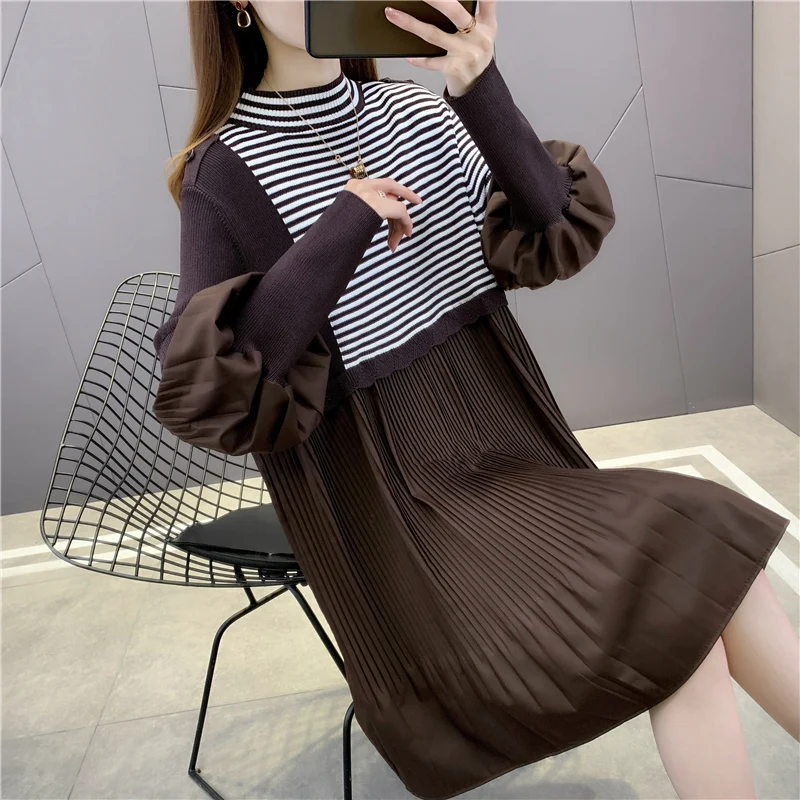 

Room 193056, 6 ряда 2 】 сделать полосы круглый воротник строчки вязание платье куклы под [1016] 88