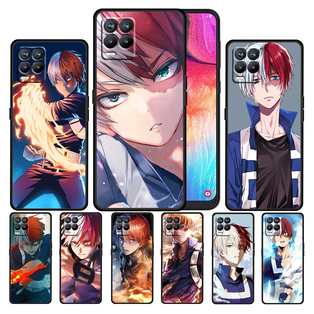 

Shoto Todoroki Anime For OPPO Realme Narzo 30 20 8 8i 7 6 5 3 2 Pro Global 5G Soft TPU Silicone Black Phone Case Cover