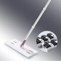 Cleaner Floor Mop Ceramic Tile Rectangle Telescopic Lazy Large Mop Household Kitchen Tools Limpieza Hogar Home Cleaning DF50TB