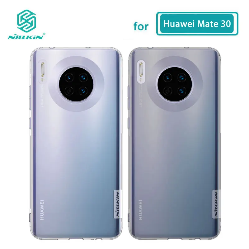 Чехол для Huawei Mate 30 Pro Nillkin Nature прозрачный силиконовый мягкий чехол из ТПУ Mate30