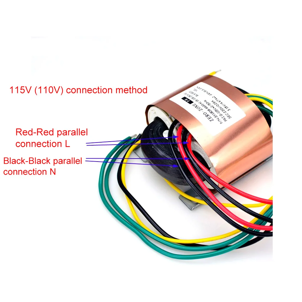 Трансформатор типа R 50VA для платы предварительного усилителя желчной трубки PRT11A