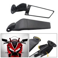 left right modified motorcycle rearview mirrors wind wing adjustable rotating mirror for cbr250r cbr300r cbr500r cbr600r cbr650r